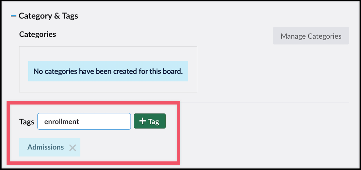 adding tag 