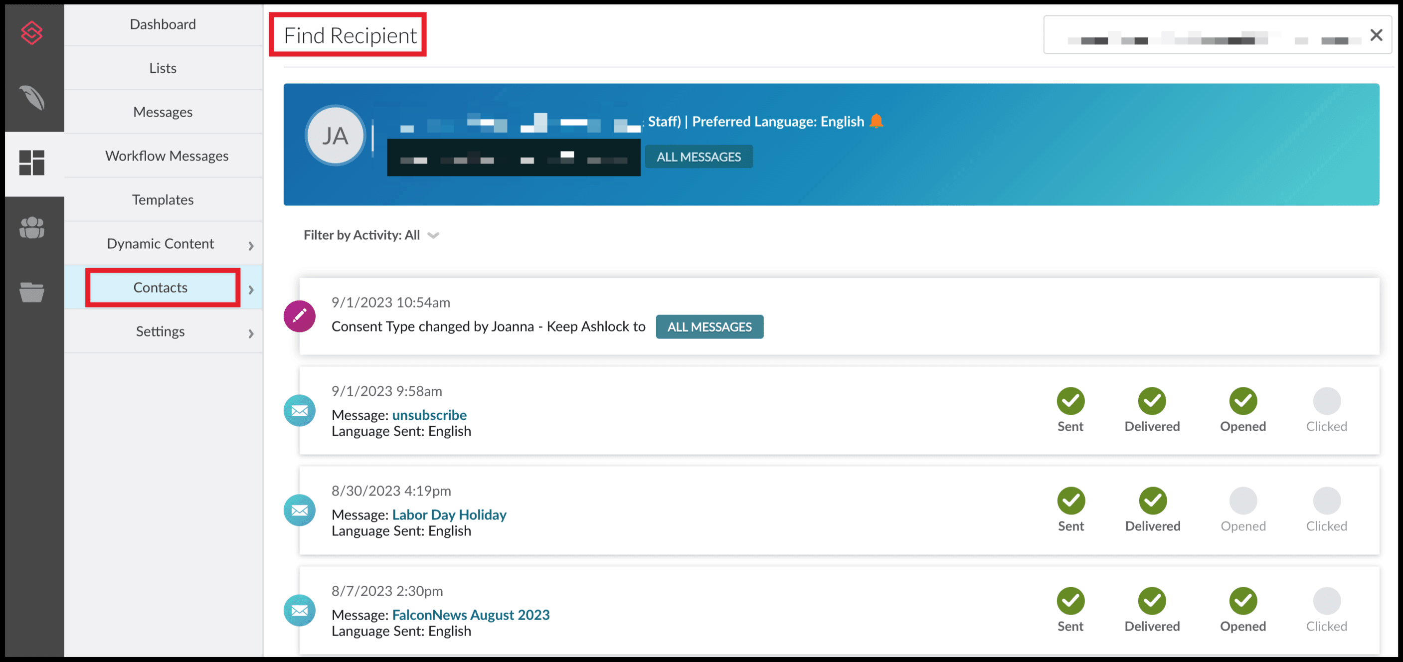 contacts and find recipient in the. messages module 2.png