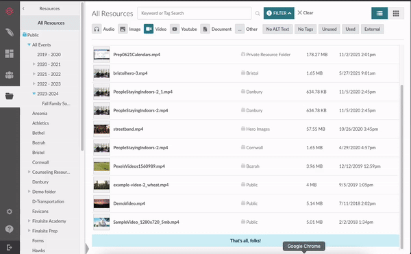 upload caption file to resources in .gif