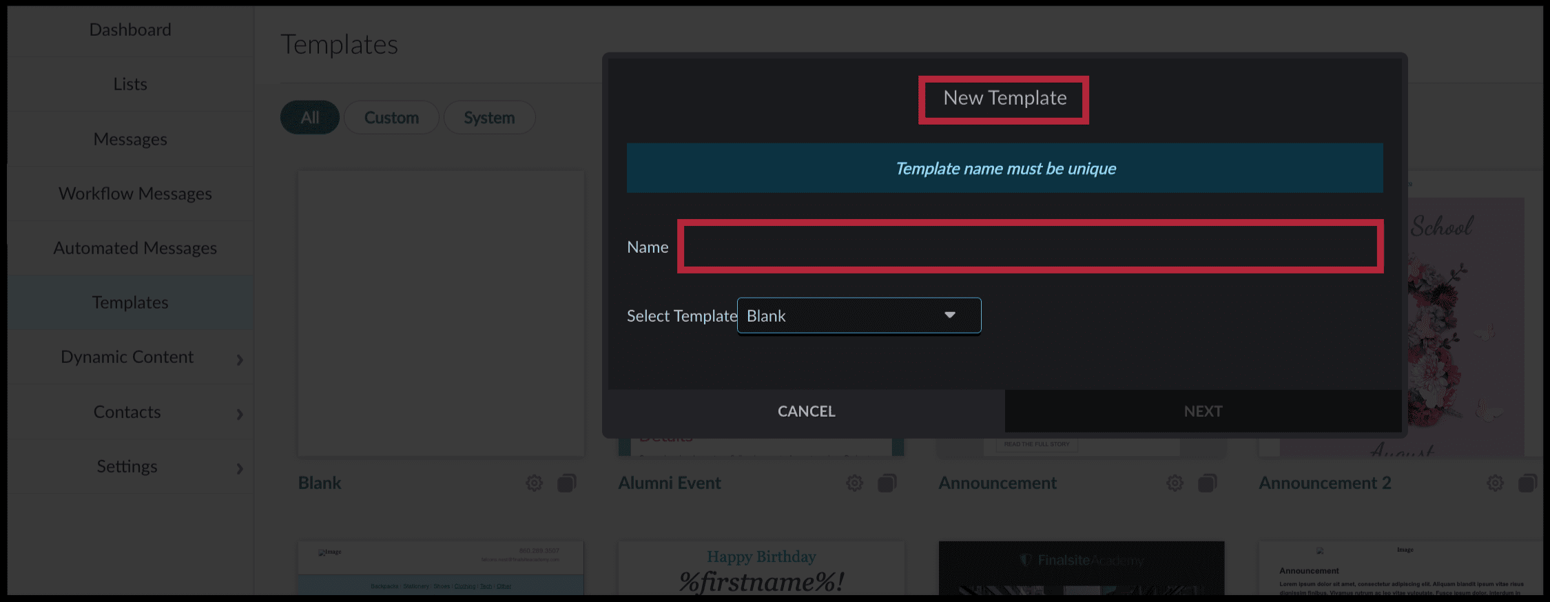 choose the name for your template.png