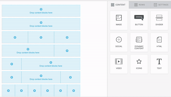 adding structure to a messages template.gif