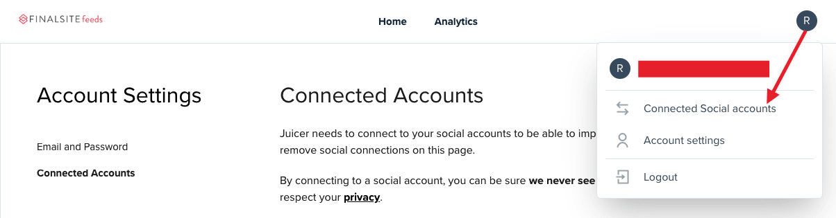 Feeds - Connected Accounts - Hamburger Menu.png