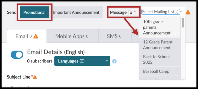 promotional message to dropdown.png