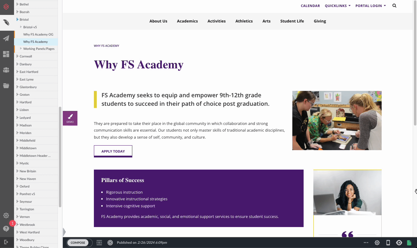 view page on different screen sizes.gif