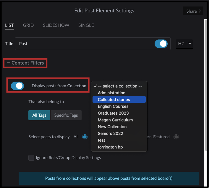display a collection in composer.png