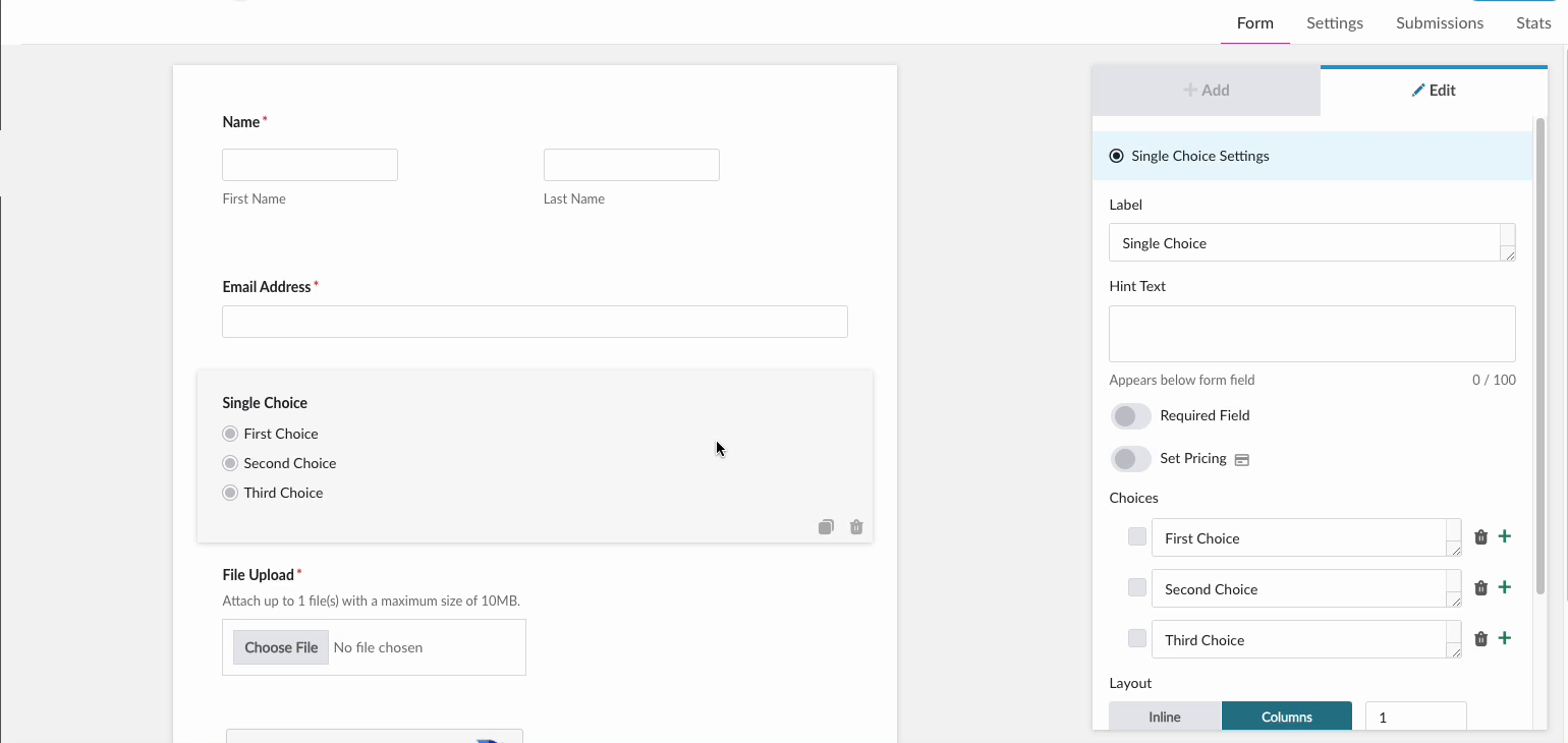 Change layout in a form.gif