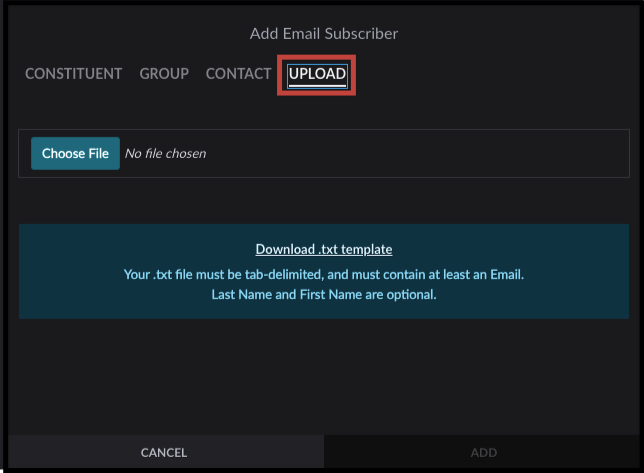 upload tab in add email subscriber window.png