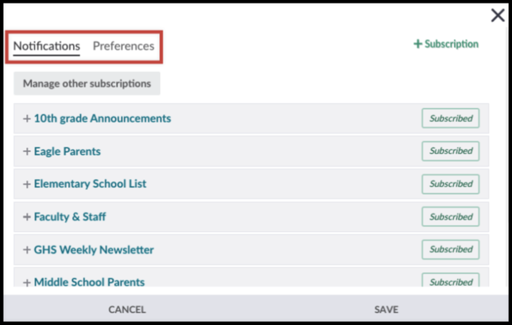 notifications and preferences of users.png