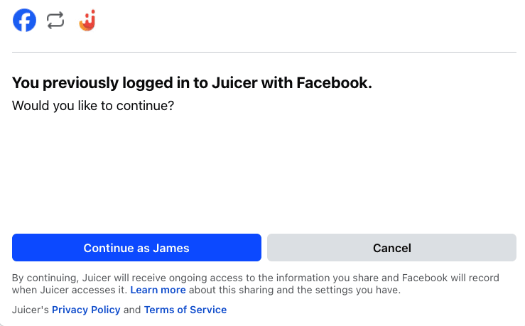 Juicer - Previously Connected Facebook.png