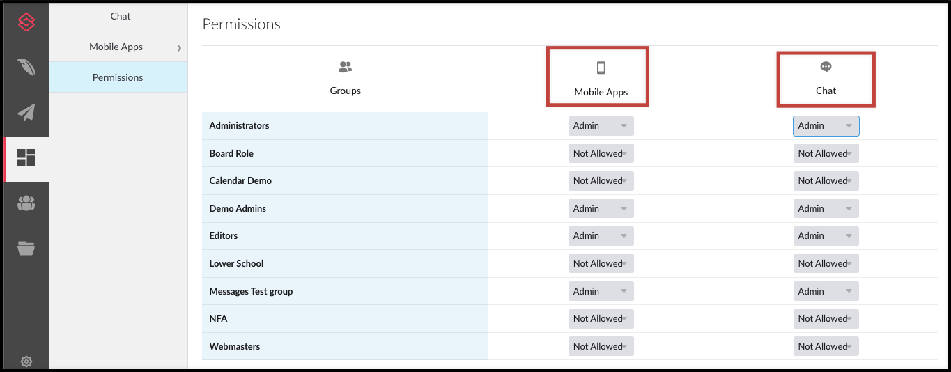 mobile apps chat permissions columns.png