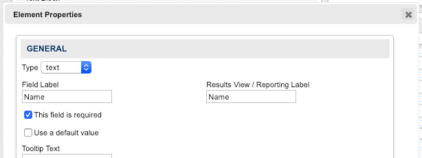 Required form field