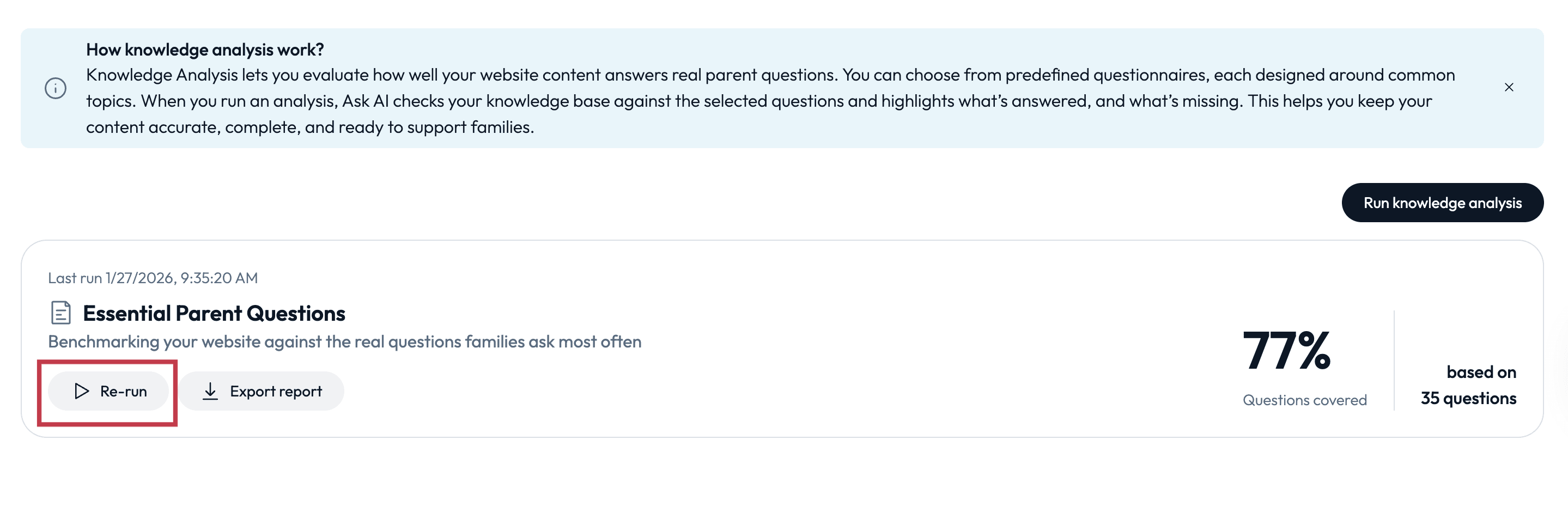 Re-run report from Knowledge Analysis screen.png