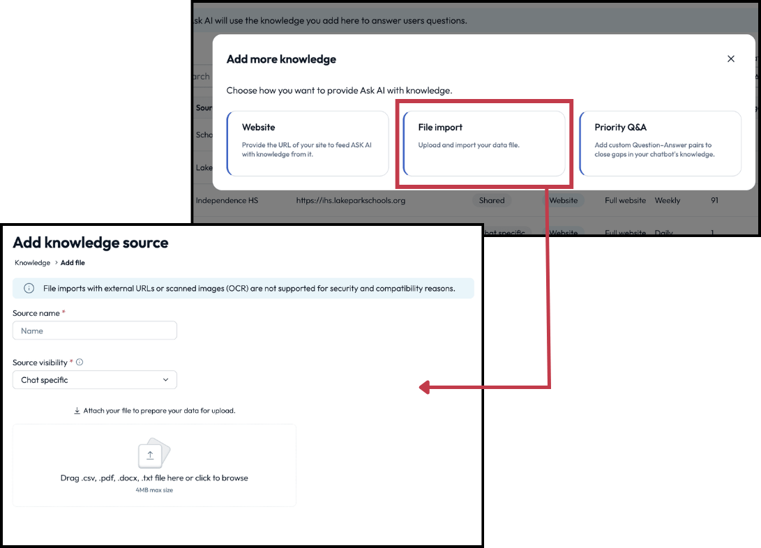 Add more knowledge  File Import.png