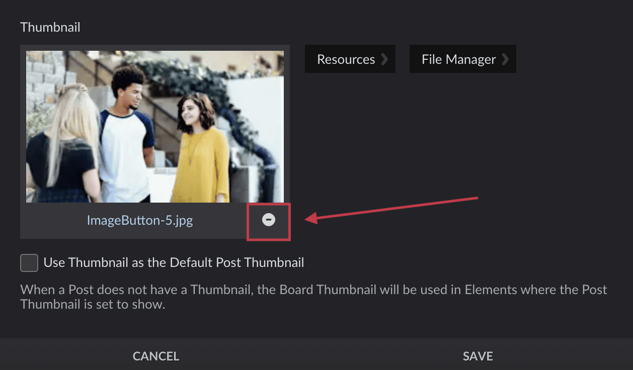 Remove a thumbnail with Clear button.png