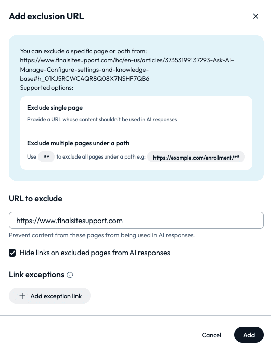 Add exclusion URL window.png